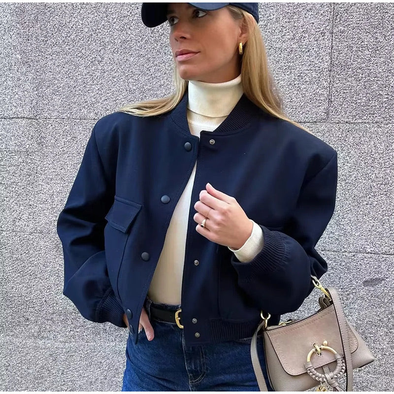Blake | Timeless Women's Bomber Jacket for Effortless Style