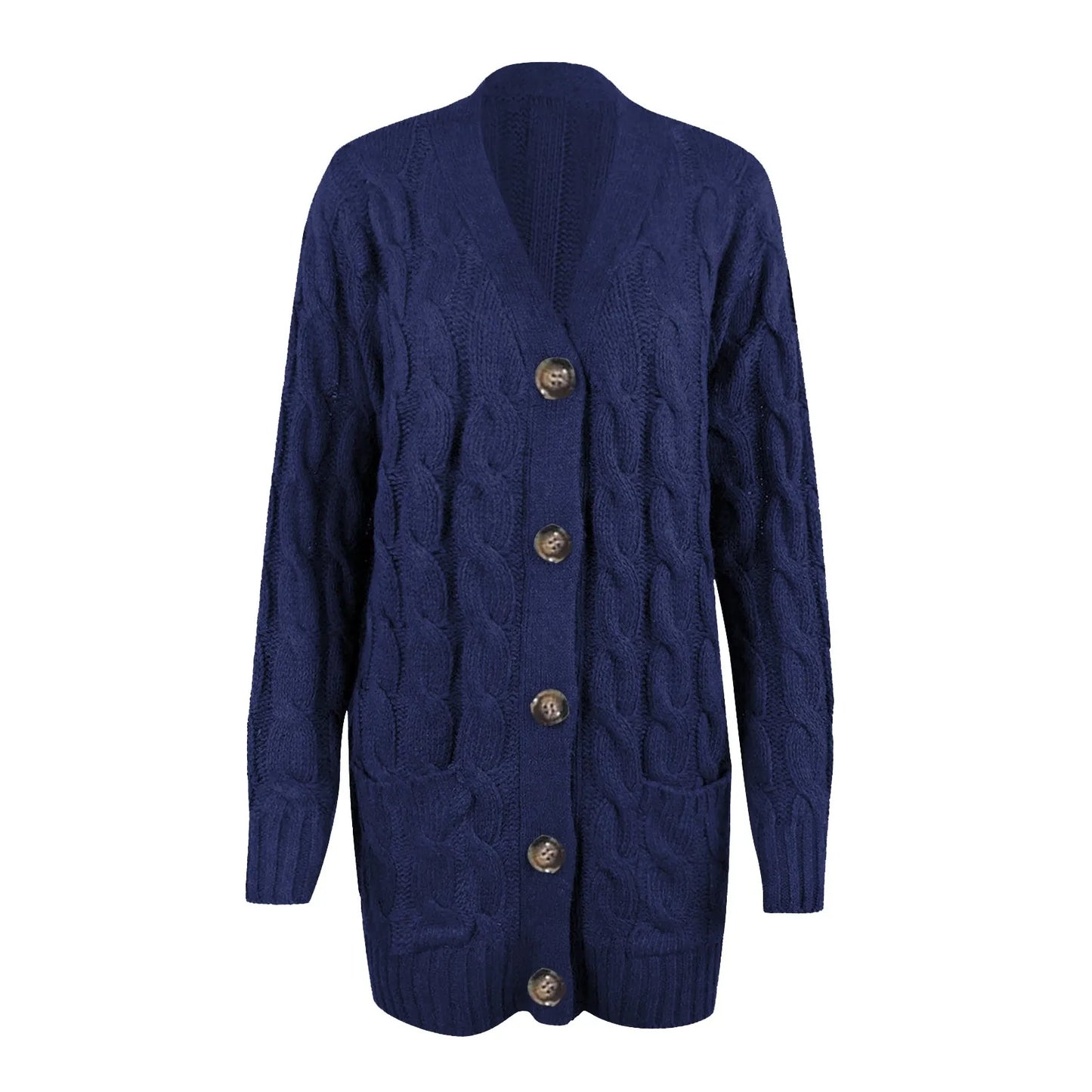 Nysa | Soft Women Knit Button Cardigan