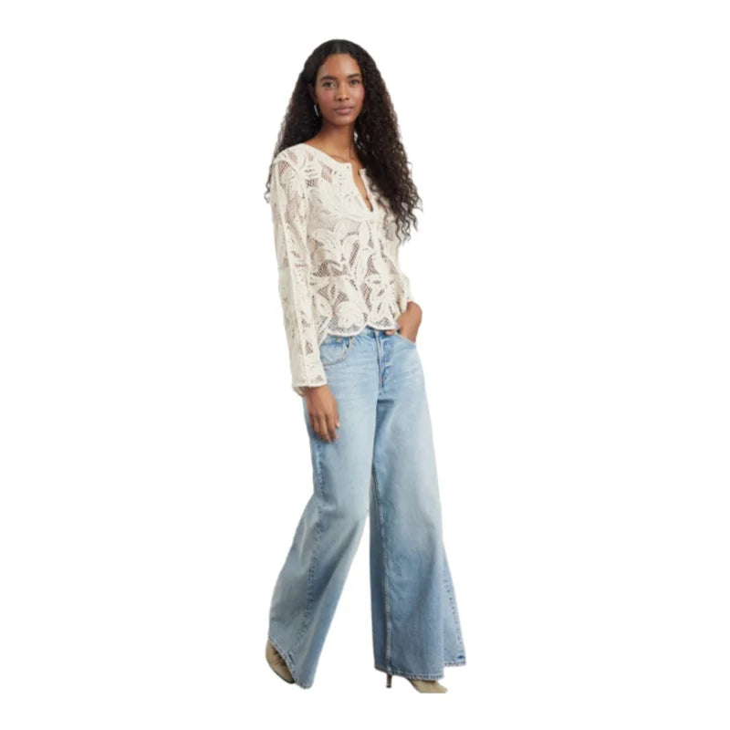 Selina | Cotton Floral Knitted Cardigan
