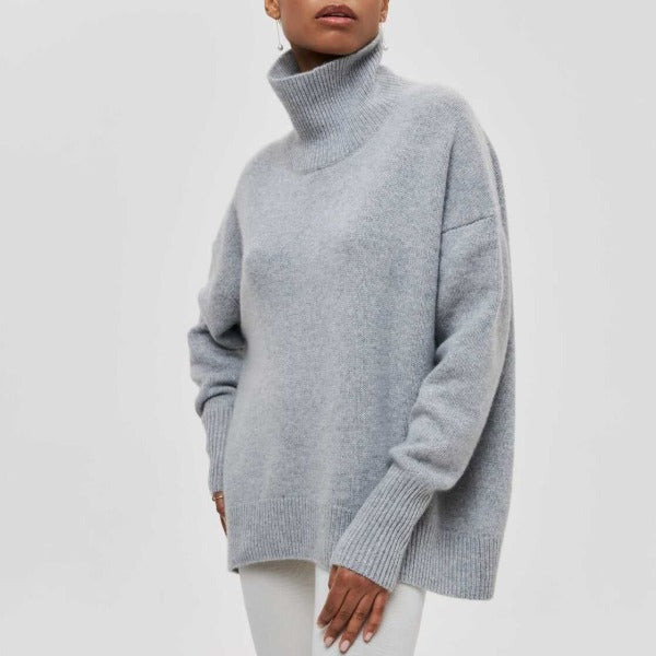 Olandria | High Ribbed Turtleneck Sweater