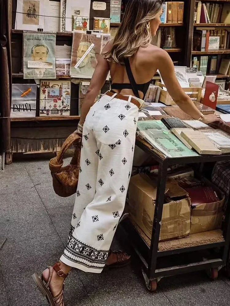 Marisol | Vintage Boho Embroidered Trousers