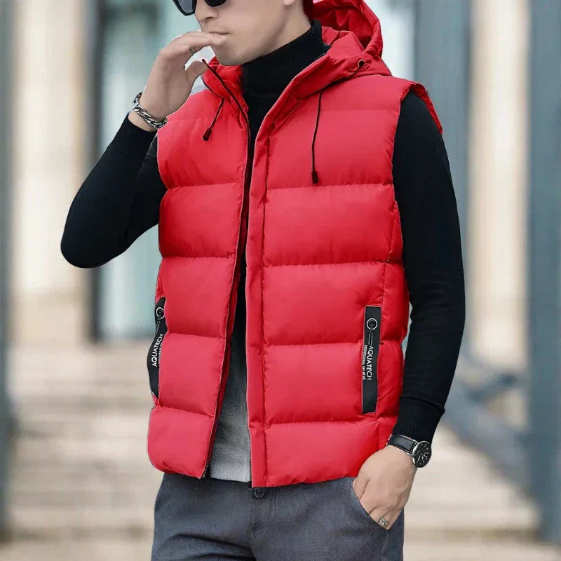 Bruno | Classic Quilted Vest with Hood