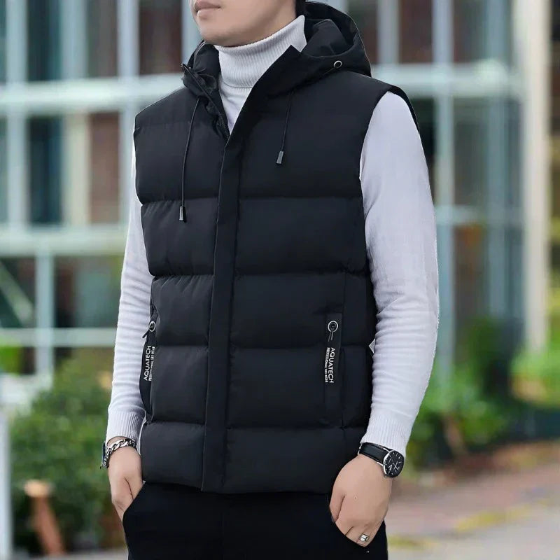 Bruno | Classic Quilted Vest with Hood