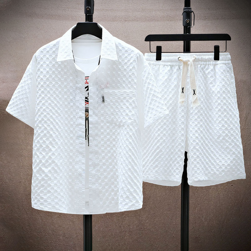 Kieran | Summer Polo Shirt and Shorts Outfit Set