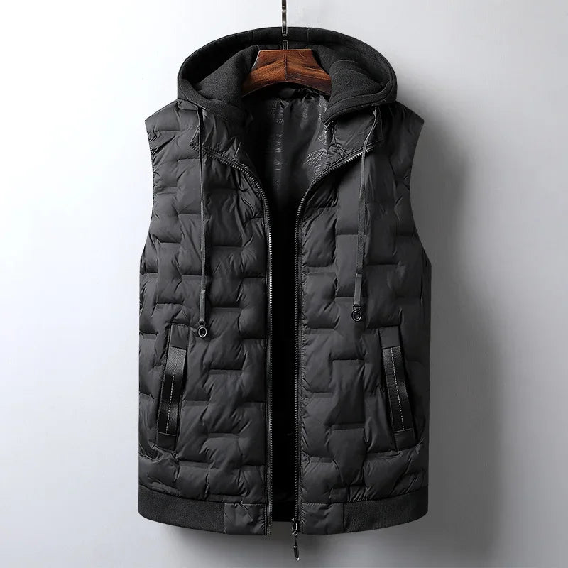 Lucero | Quilted Vest with Detachable Hood