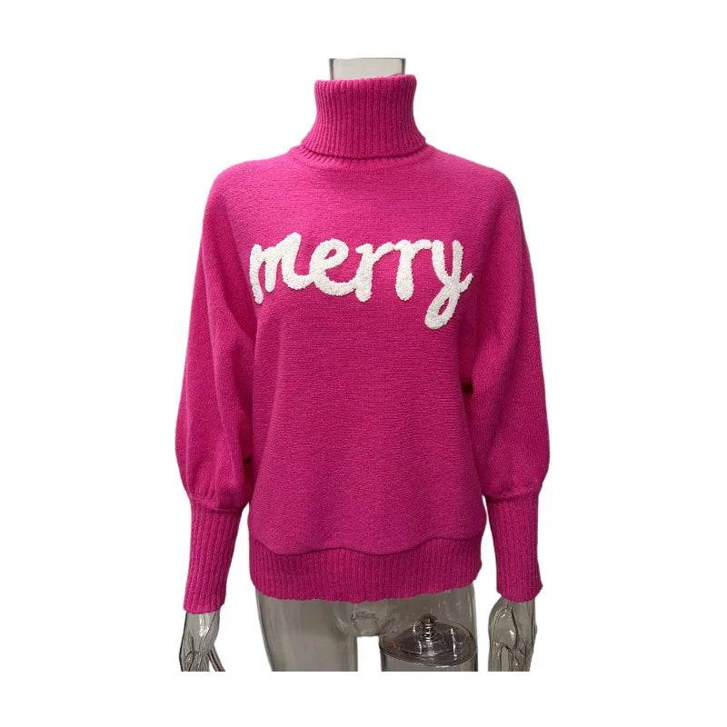 Cora | Women Festive Turtleneck Sweater