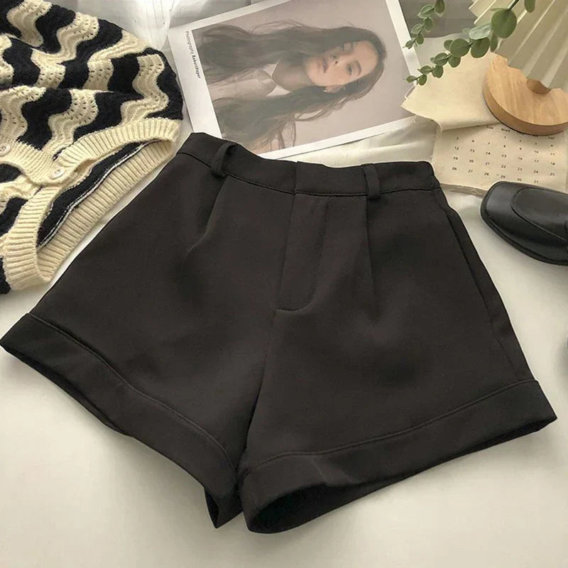 Elena | Elegant High‑Waist Shorts