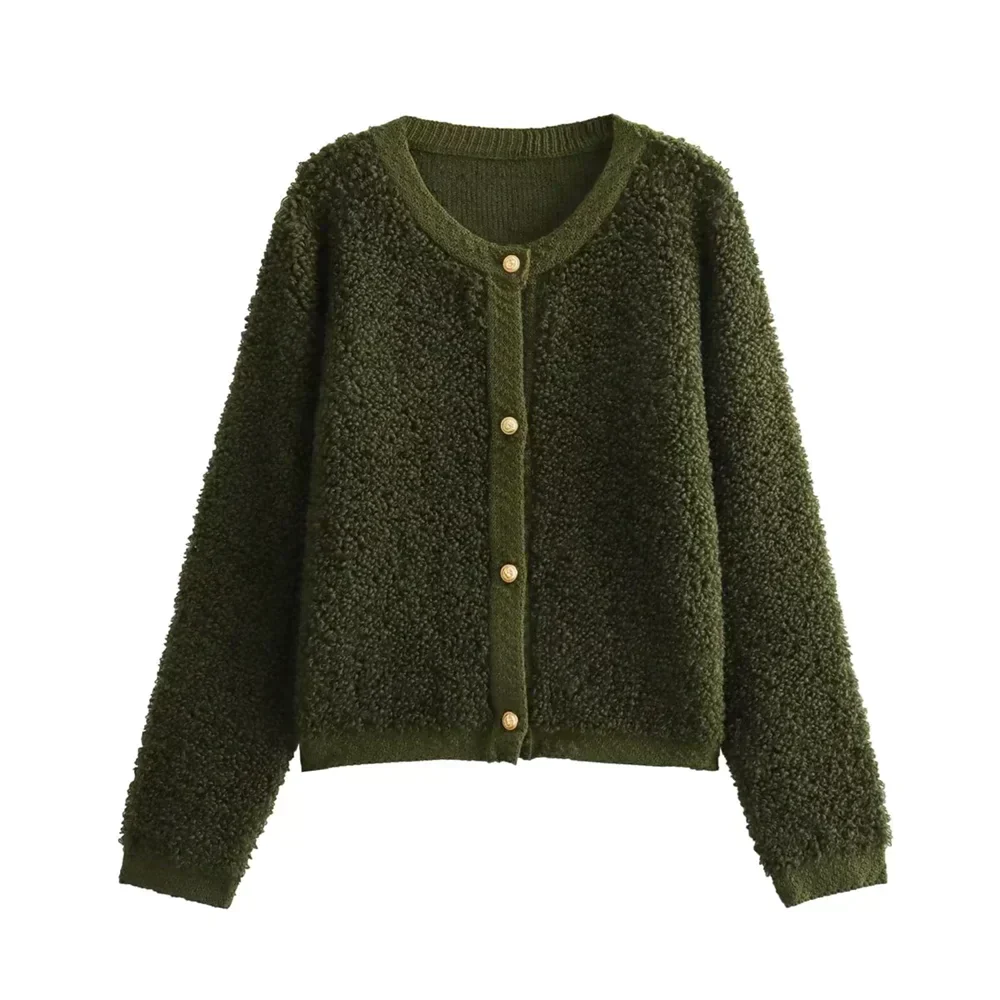 Mara | Women Teddy Button Cardigan
