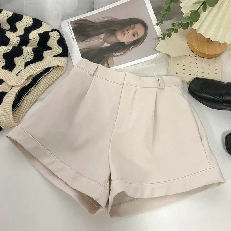 Elena | Elegant High‑Waist Shorts