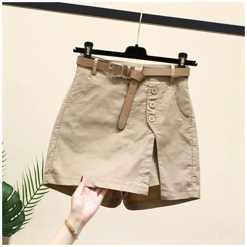 Aurora | A-Line Belted Shorts