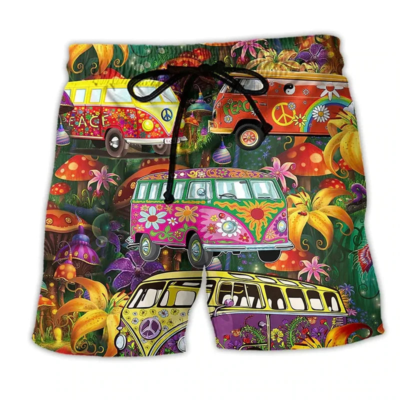 Carter | Printed Quick-Dry Swim Shorts