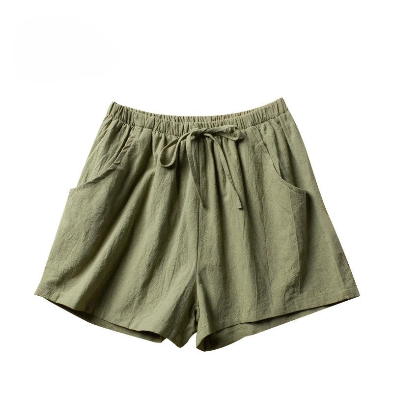 Maris | Relaxed Linen with Tie Waist Shorts