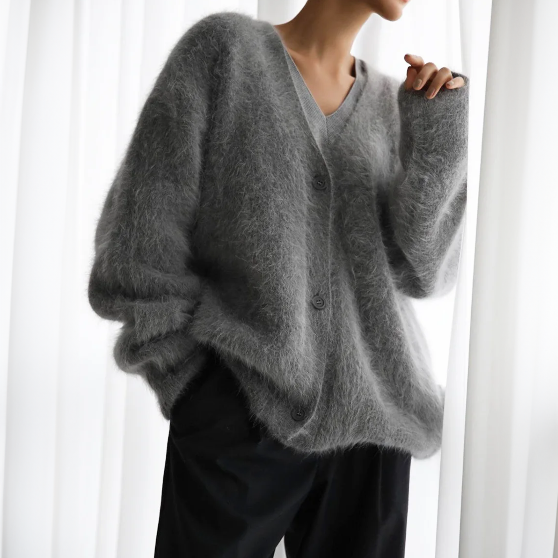 Isadora | Soft Faux Fur Cardigan