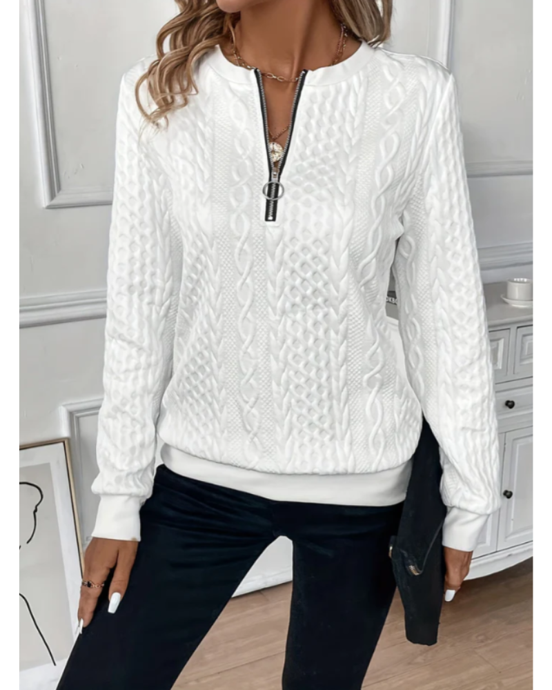 Naya | Half Zip Casual Sweatshirt