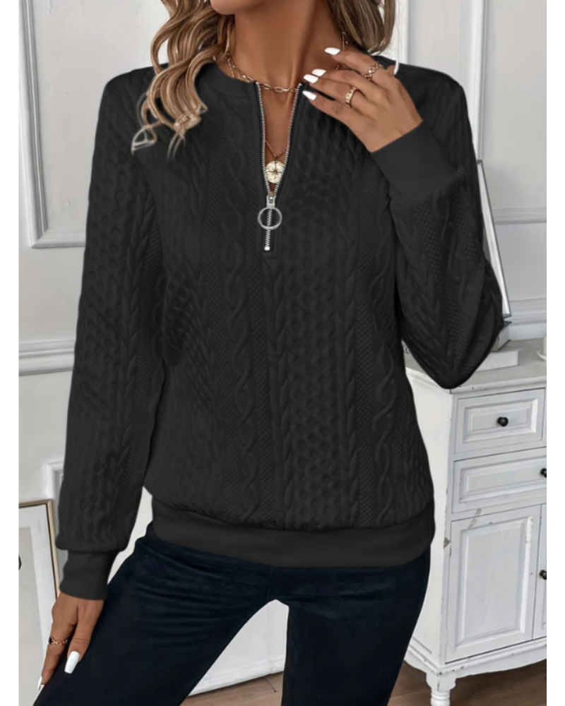 Naya | Half Zip Casual Sweatshirt