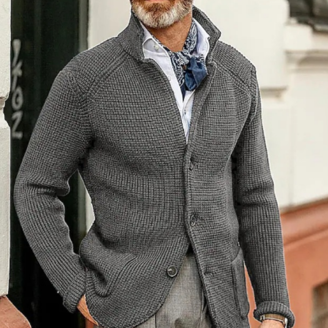 Lancelot | Elegant Warm Knit Cardigan