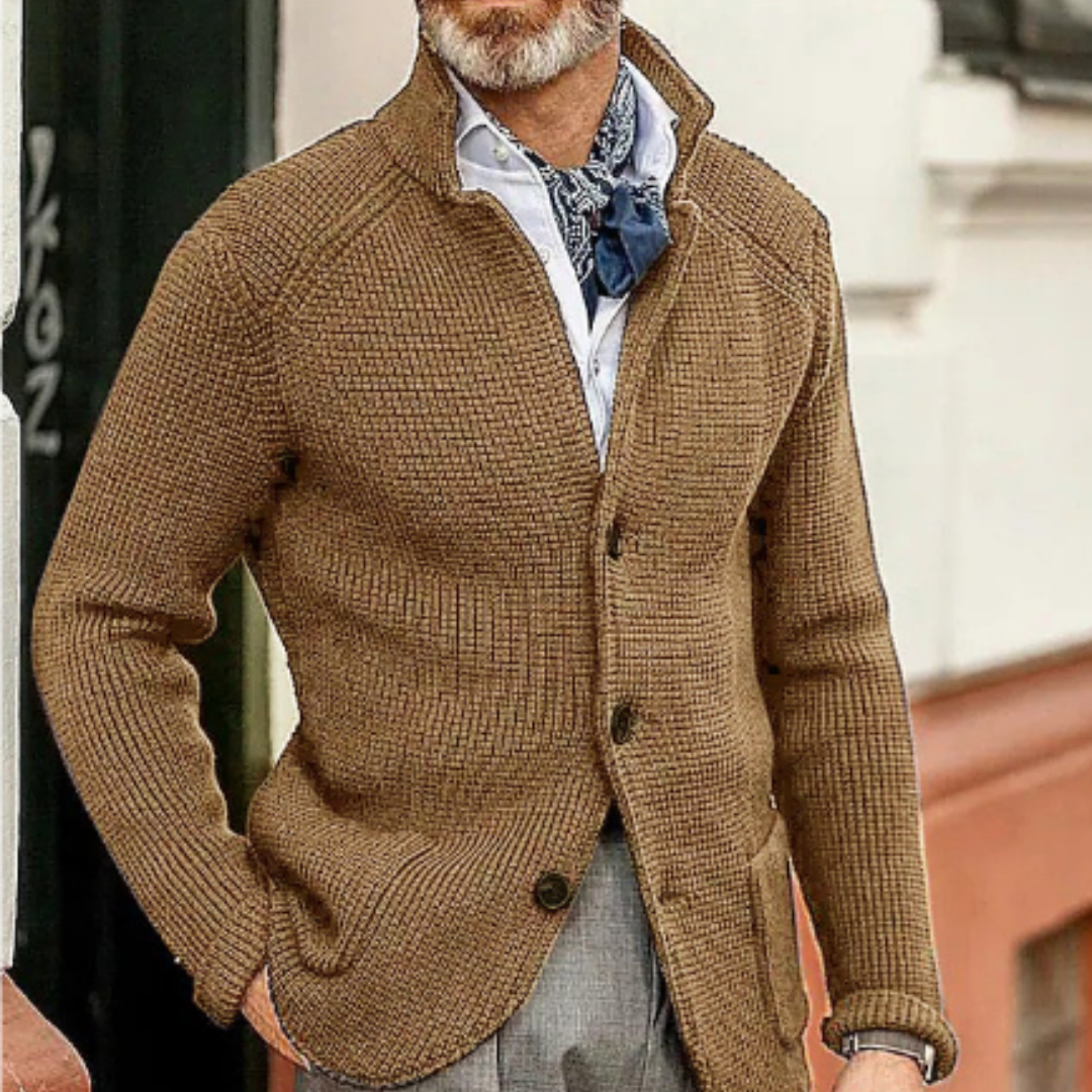 Lancelot | Elegant Warm Knit Cardigan