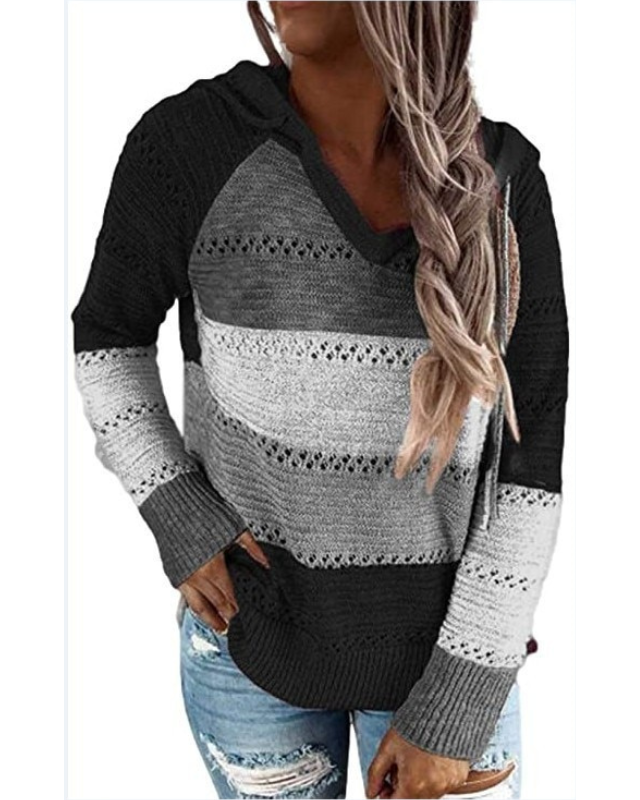 Lina | Women Knitted Hoodie Sweater