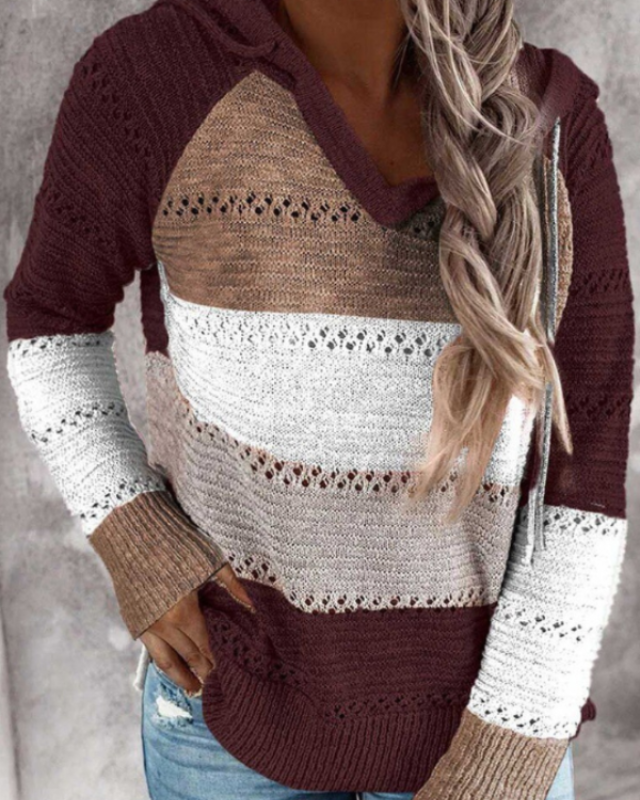 Lina | Women Knitted Hoodie Sweater