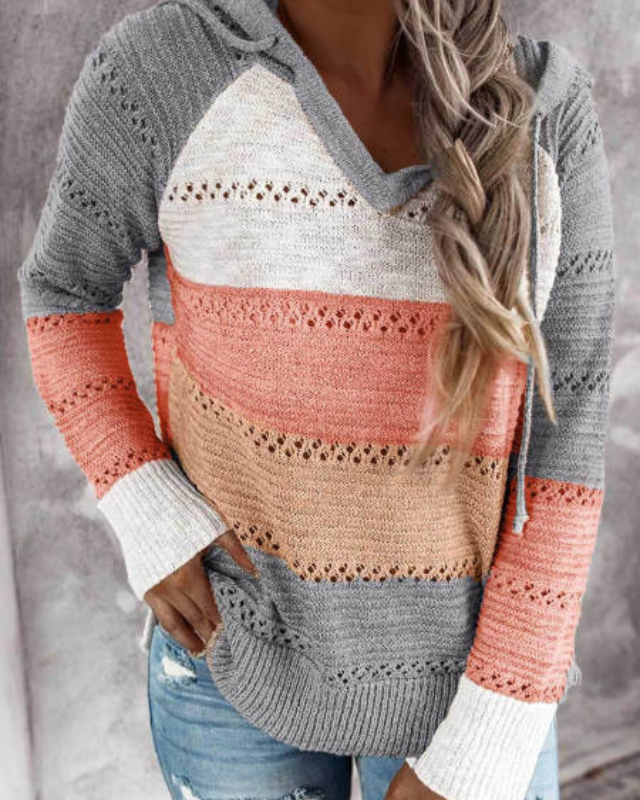 Lina | Women Knitted Hoodie Sweater