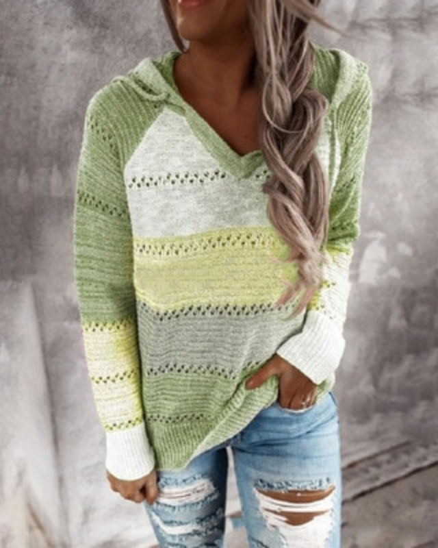 Lina | Women Knitted Hoodie Sweater