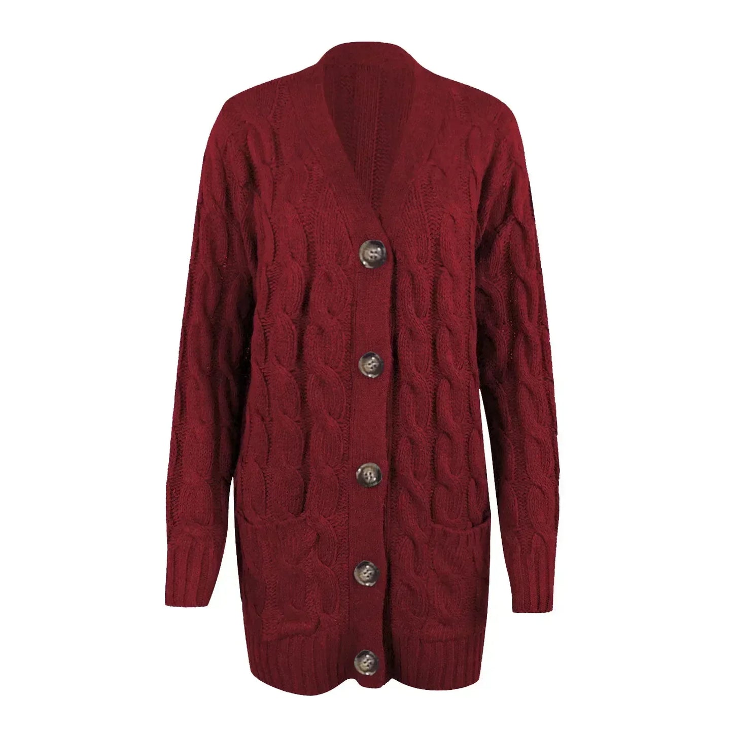 Nysa | Soft Women Knit Button Cardigan