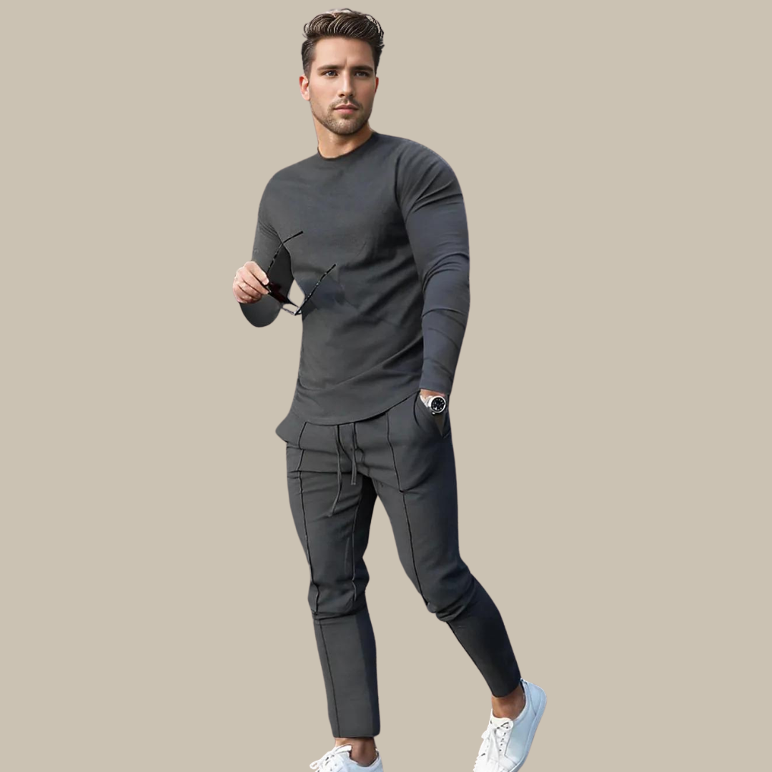 Luca | Elegant Sweatshirt & Jogger Pants Outfit Set