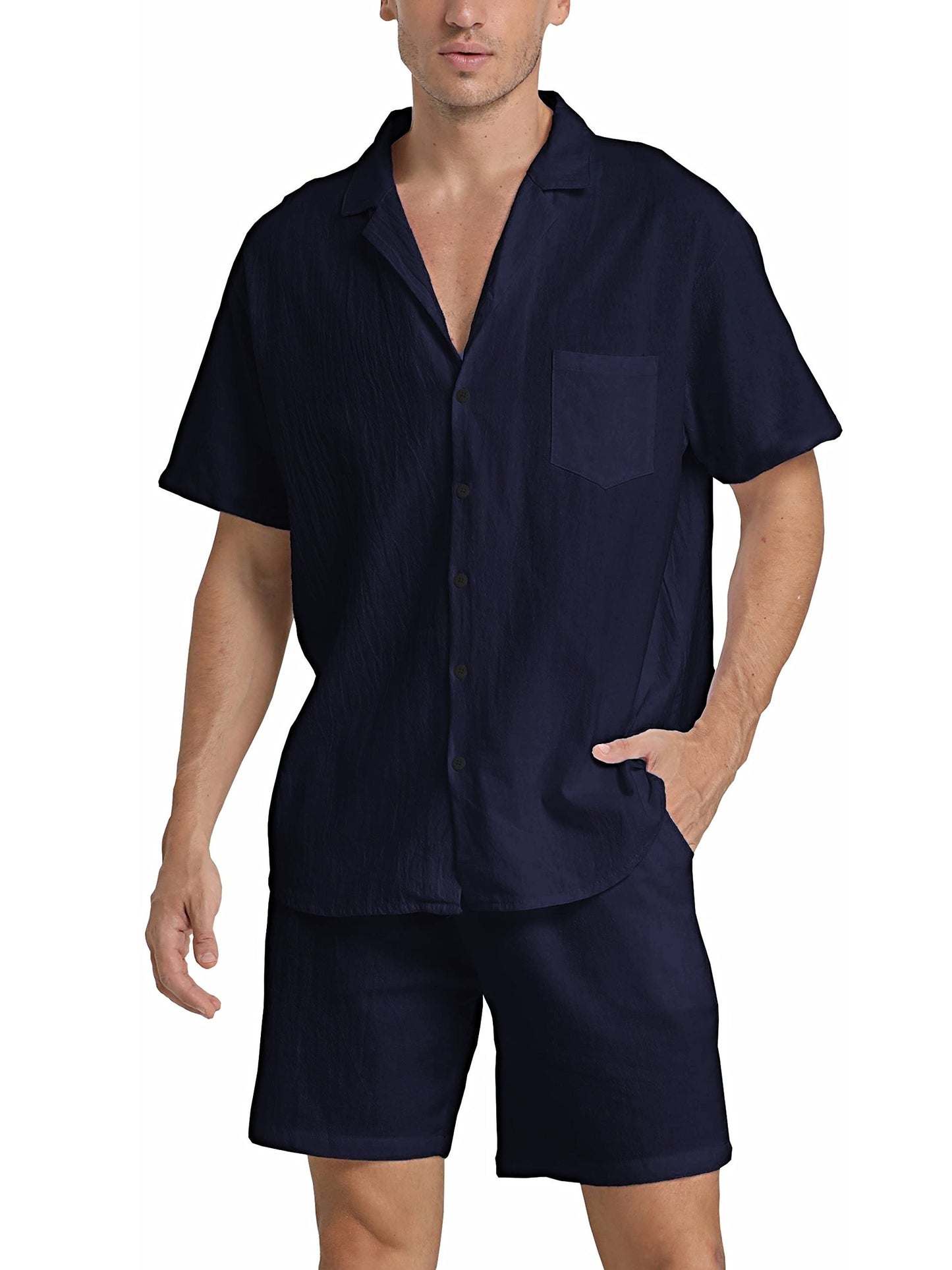 Brennan | Lightweight Shirt and Shorts Outfit Set