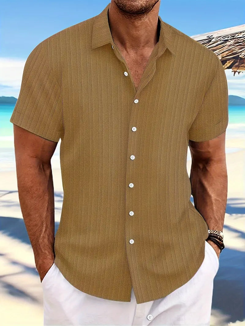 Dorian | Ribbed Lightweight Shirt