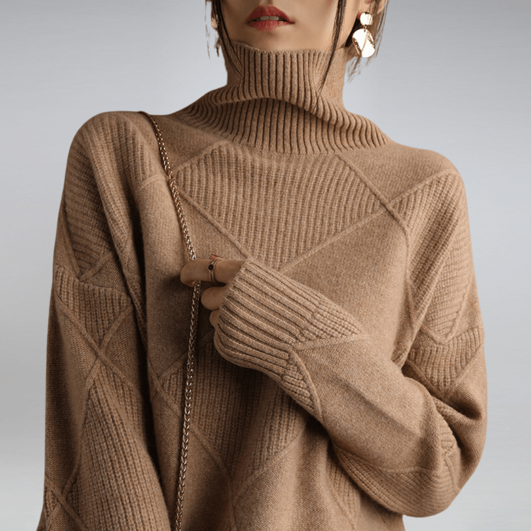 Adelina | Elegant Soft Turtleneck Sweater