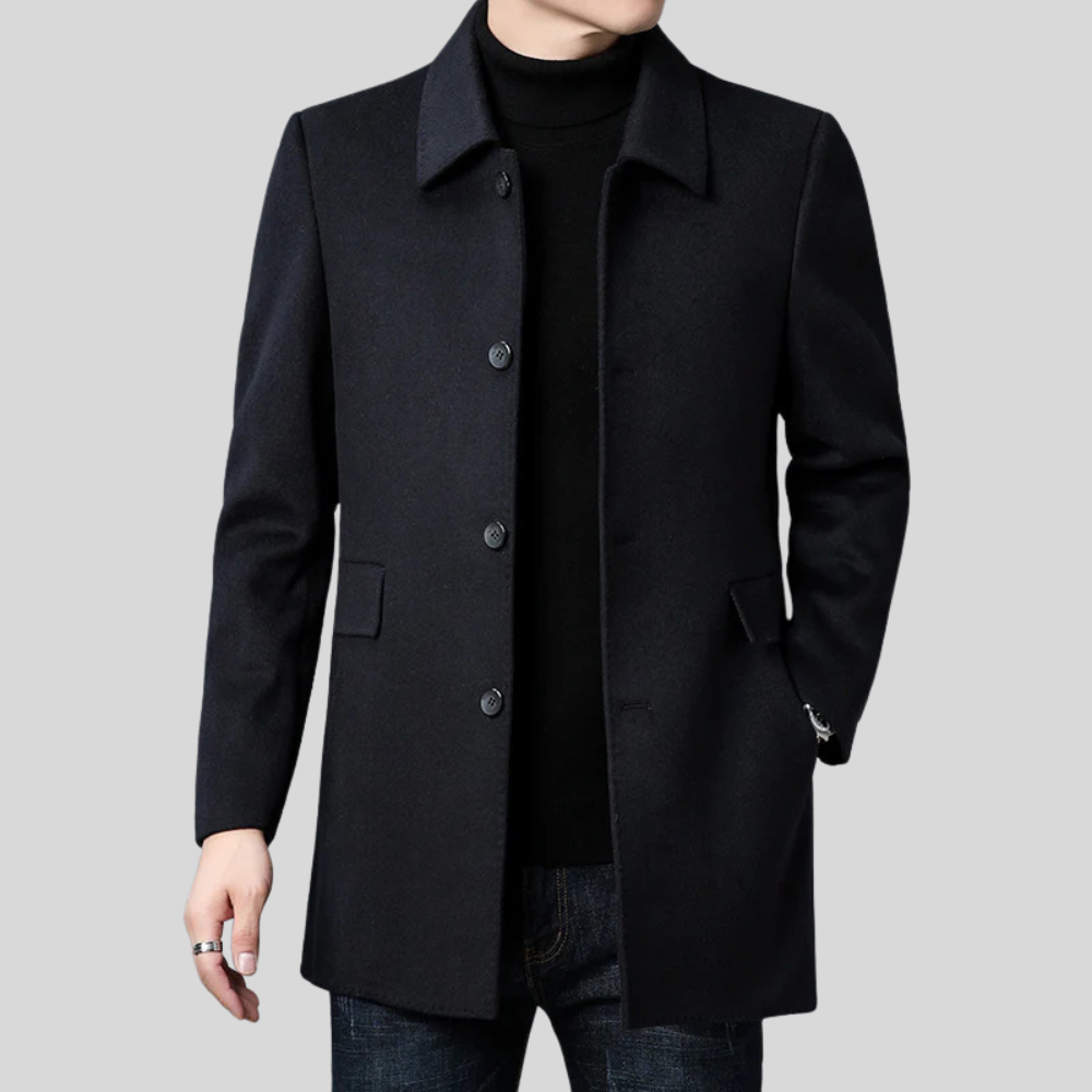 Augustus | Classic Tailored Overcoat for Effortless Sophistication