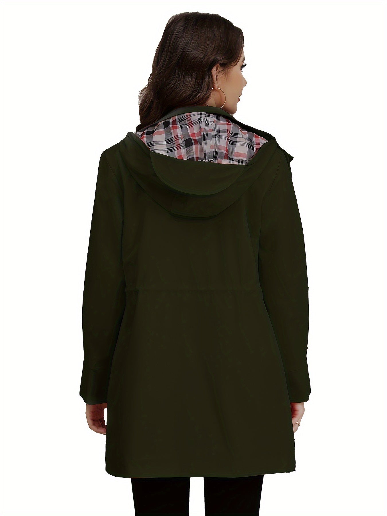 Mila | Women Hooded Zip Coat with Pockets
