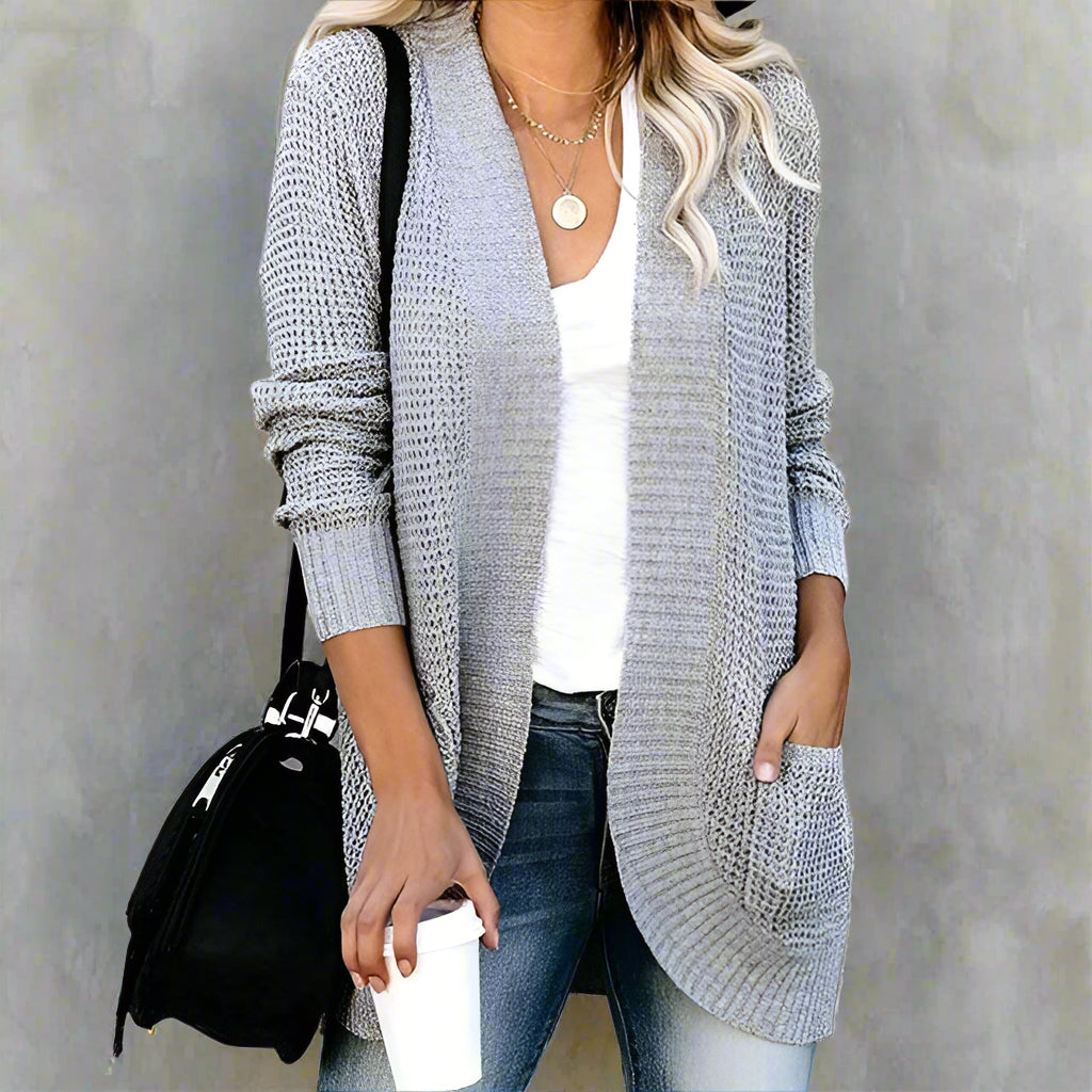 Luna | Loose-Fit Long Sleeve Knit Cardigan