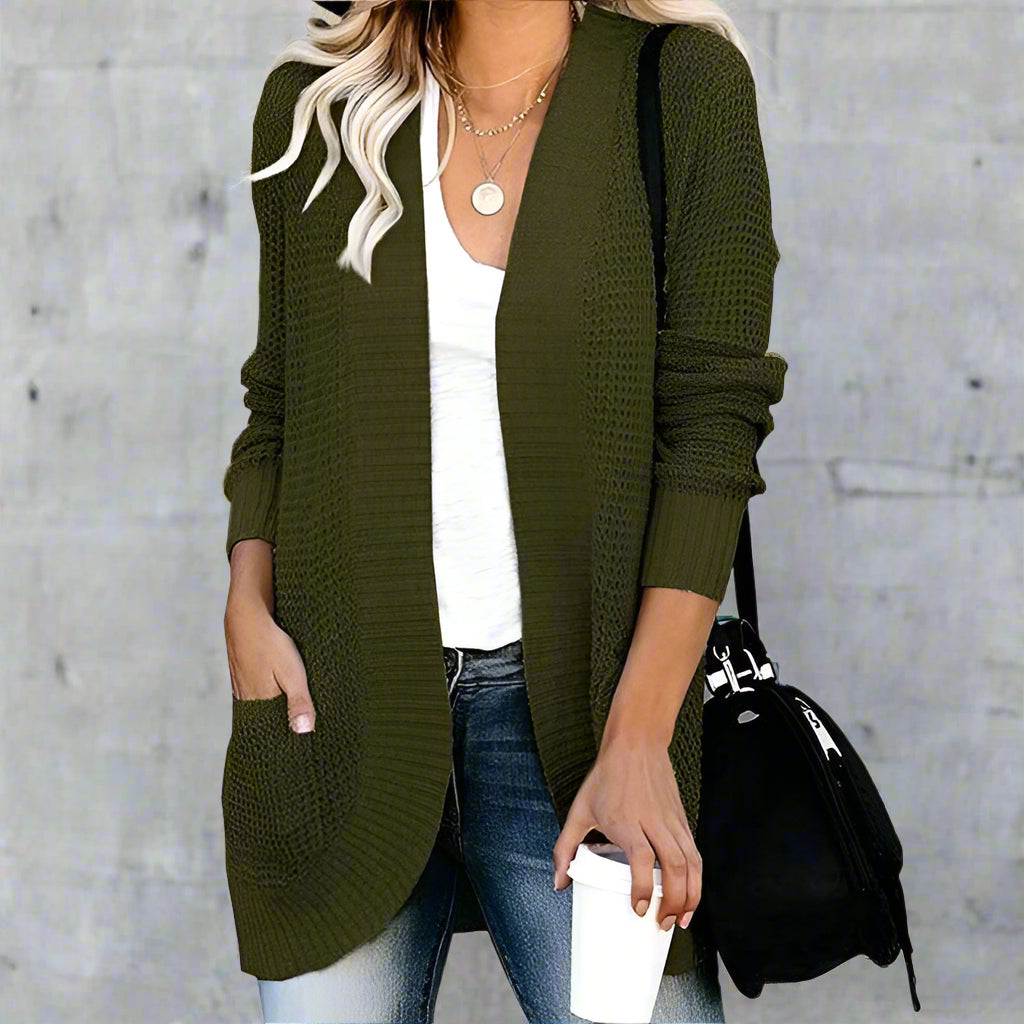 Luna | Loose-Fit Long Sleeve Knit Cardigan