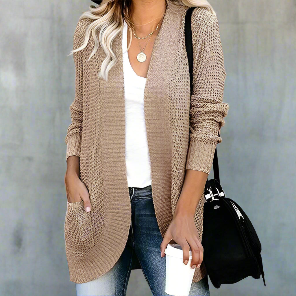 Luna | Loose-Fit Long Sleeve Knit Cardigan