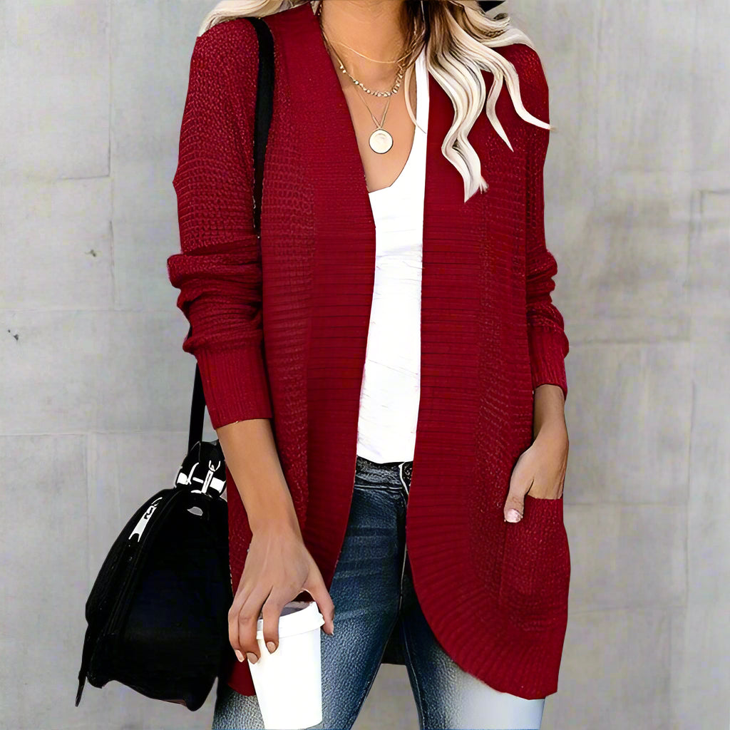 Luna | Loose-Fit Long Sleeve Knit Cardigan