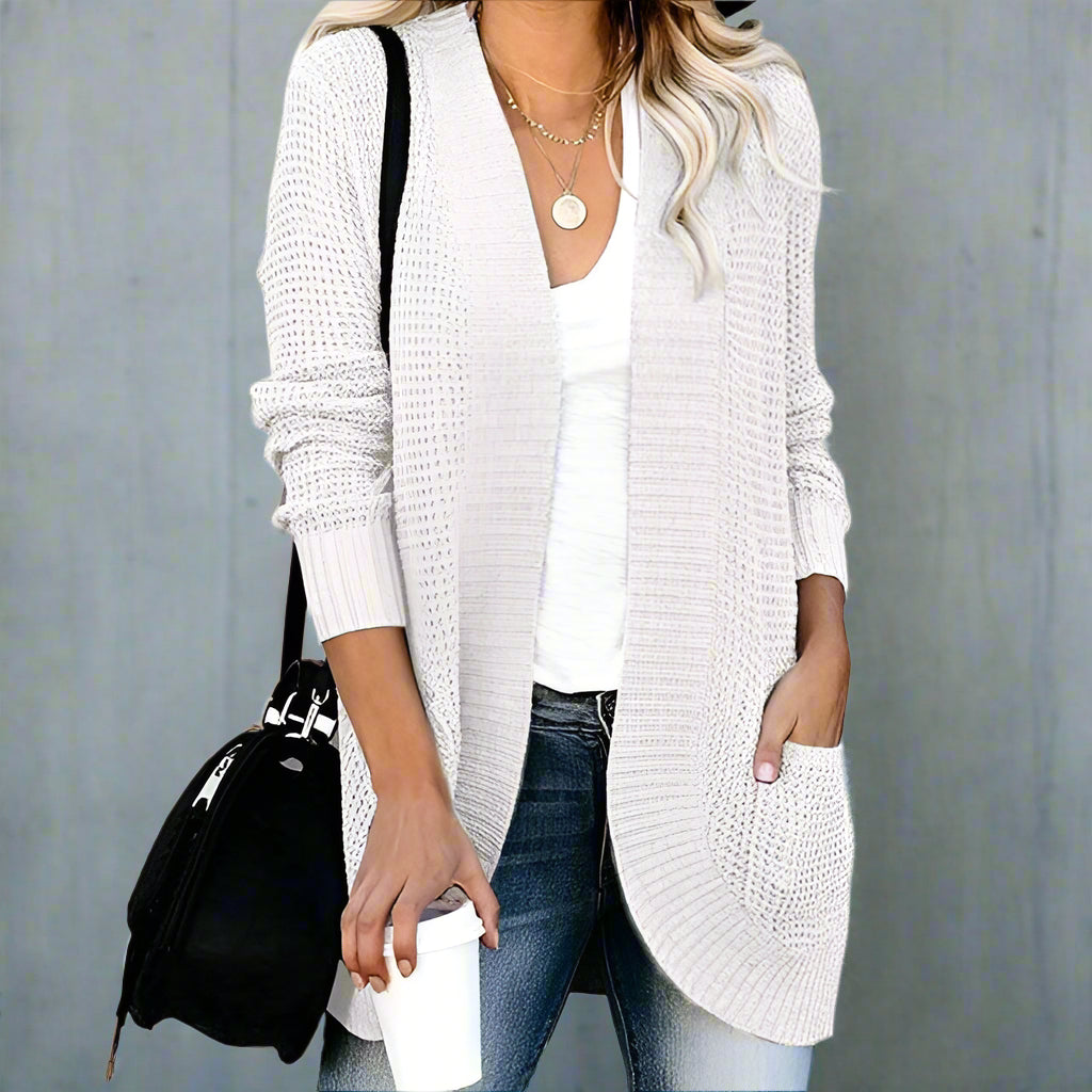 Luna | Loose-Fit Long Sleeve Knit Cardigan