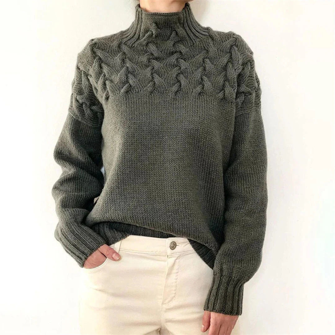 Vesta | Classic Knitted Turtleneck Sweater for Women Cozy Elegance for Every Season