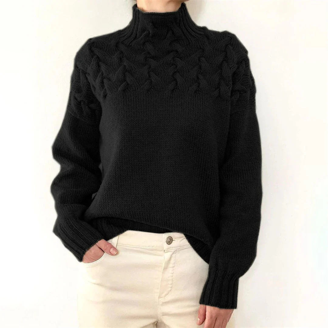 Vesta | Classic Knitted Turtleneck Sweater for Women Cozy Elegance for Every Season