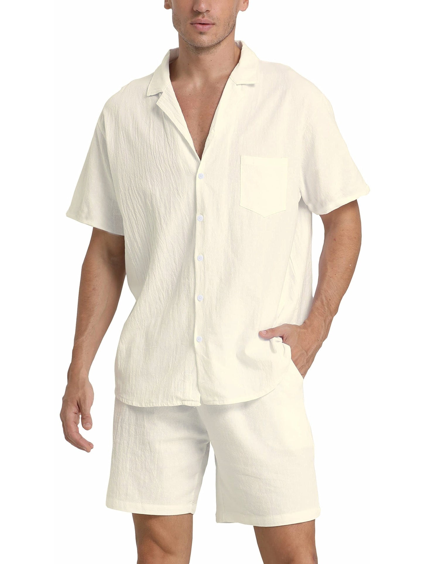 Brennan | Lightweight Shirt and Shorts Outfit Set