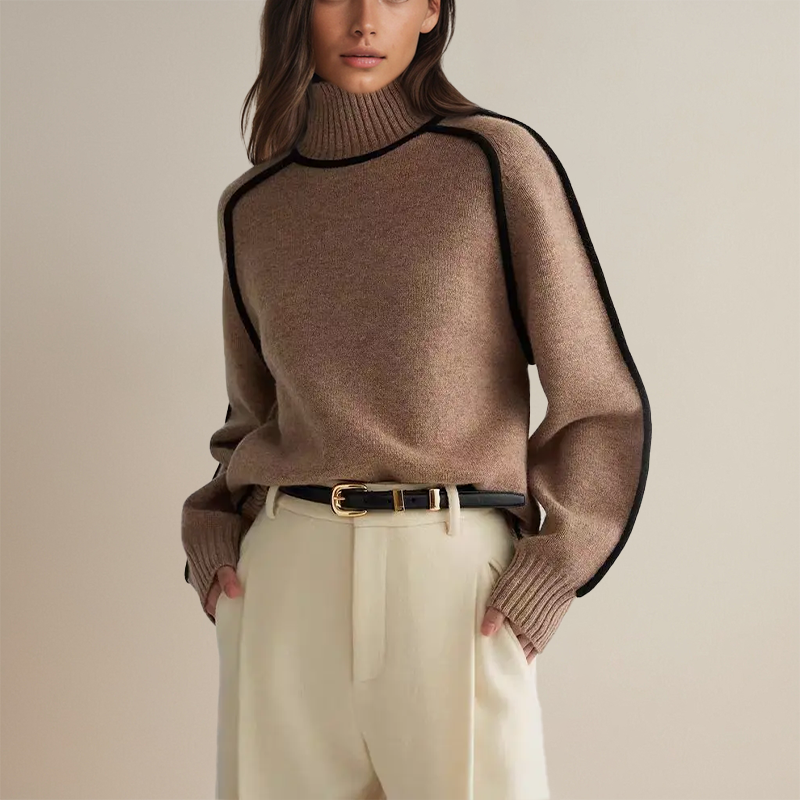 Hildegard | Trendy Knit Sweater