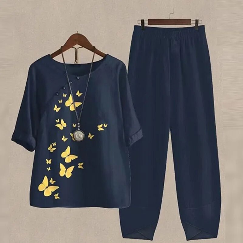 Venice | Contemporary Top & Pants Set