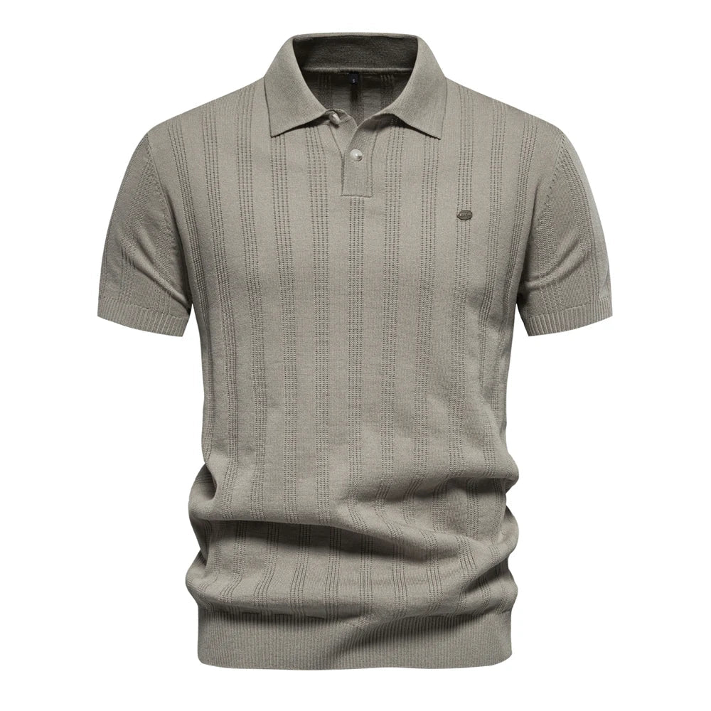 Zane | Striped Pattern Polo