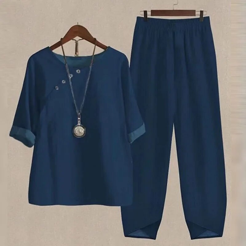 Venice | Contemporary Top & Pants Set
