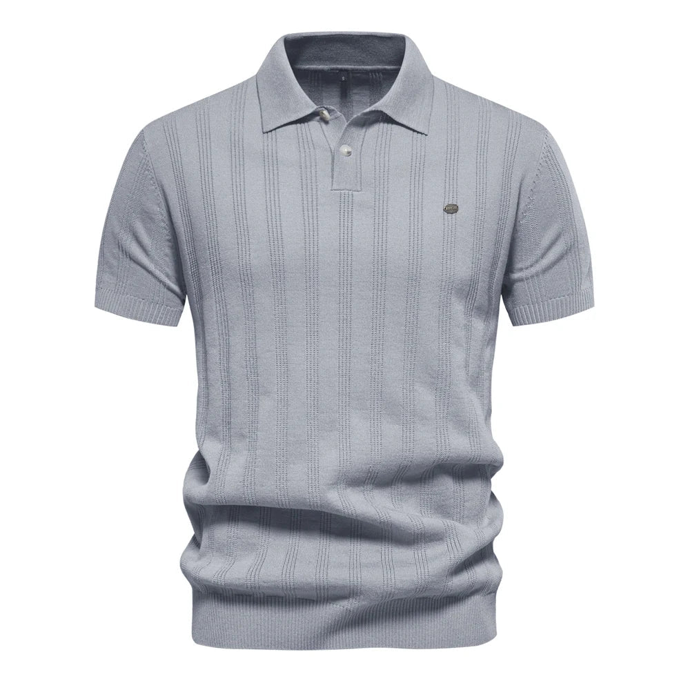 Zane | Striped Pattern Polo