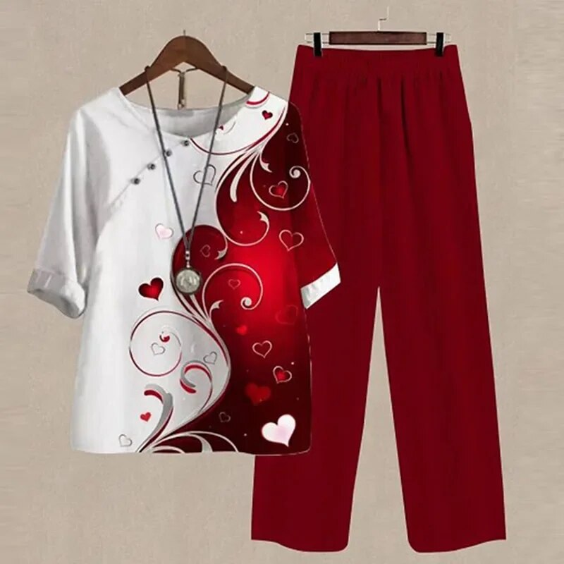 Venice | Contemporary Top & Pants Set
