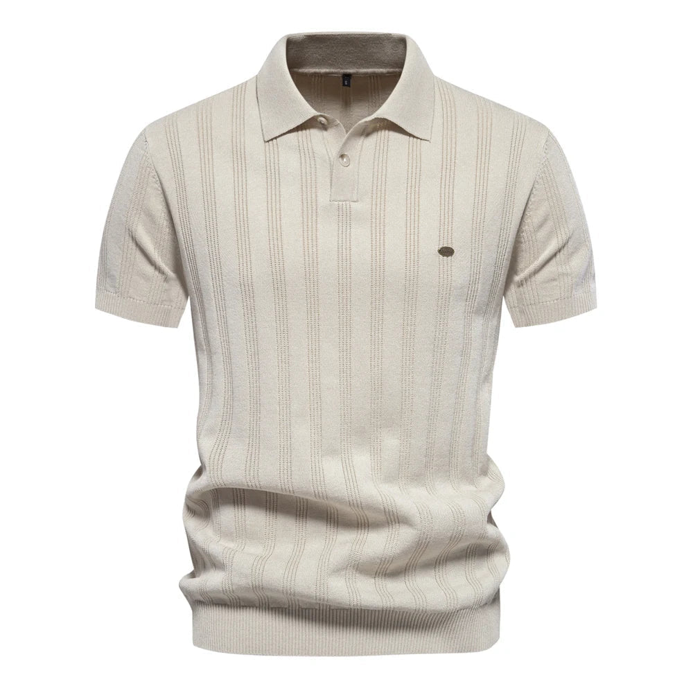 Zane | Striped Pattern Polo
