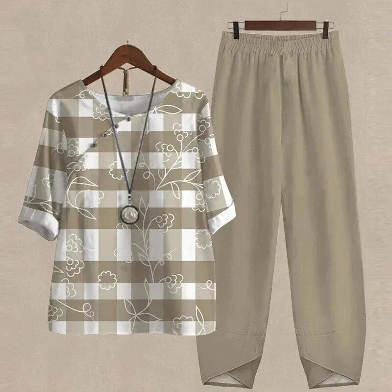 Venice | Contemporary Top & Pants Set