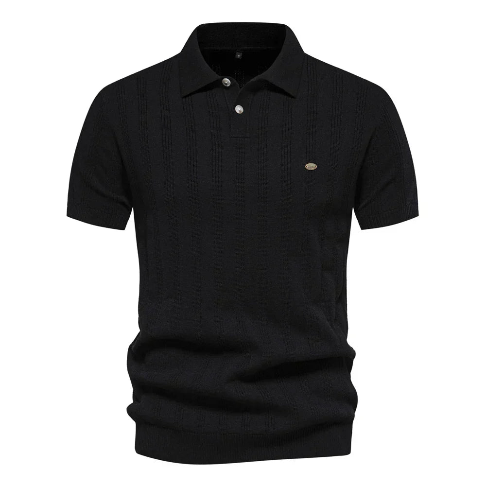 Zane | Striped Pattern Polo