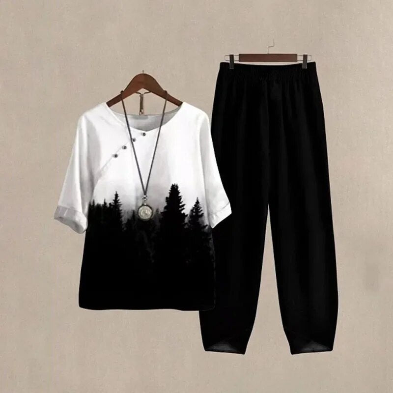 Venice | Contemporary Top & Pants Set